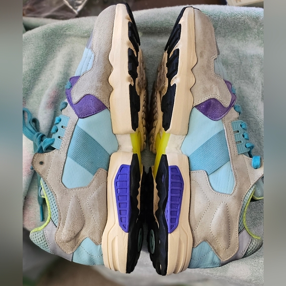 Adidas Sneakers Adidas ZC Torsion Boost Clear Aqua Sneakers Men's Size 13 - Picture 3 of 8